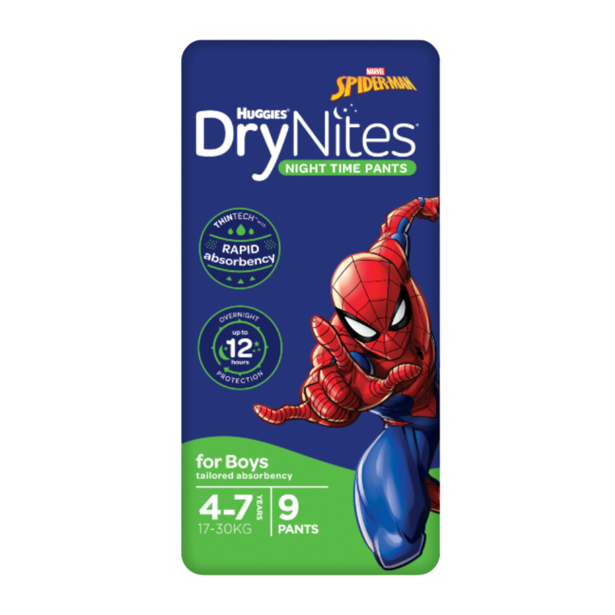 Huggies DryNites Boy 8-15yo - Box of 3x8's
