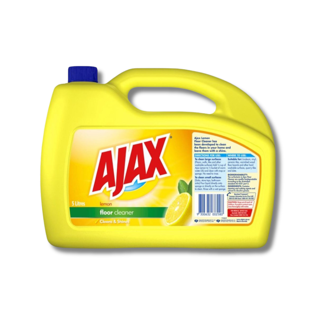 Ajax Floor Cleaner Lemon 5 litre