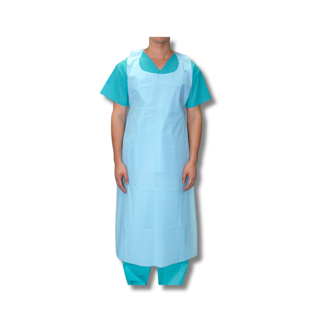 Apron Disposable Lightweight LDPE White