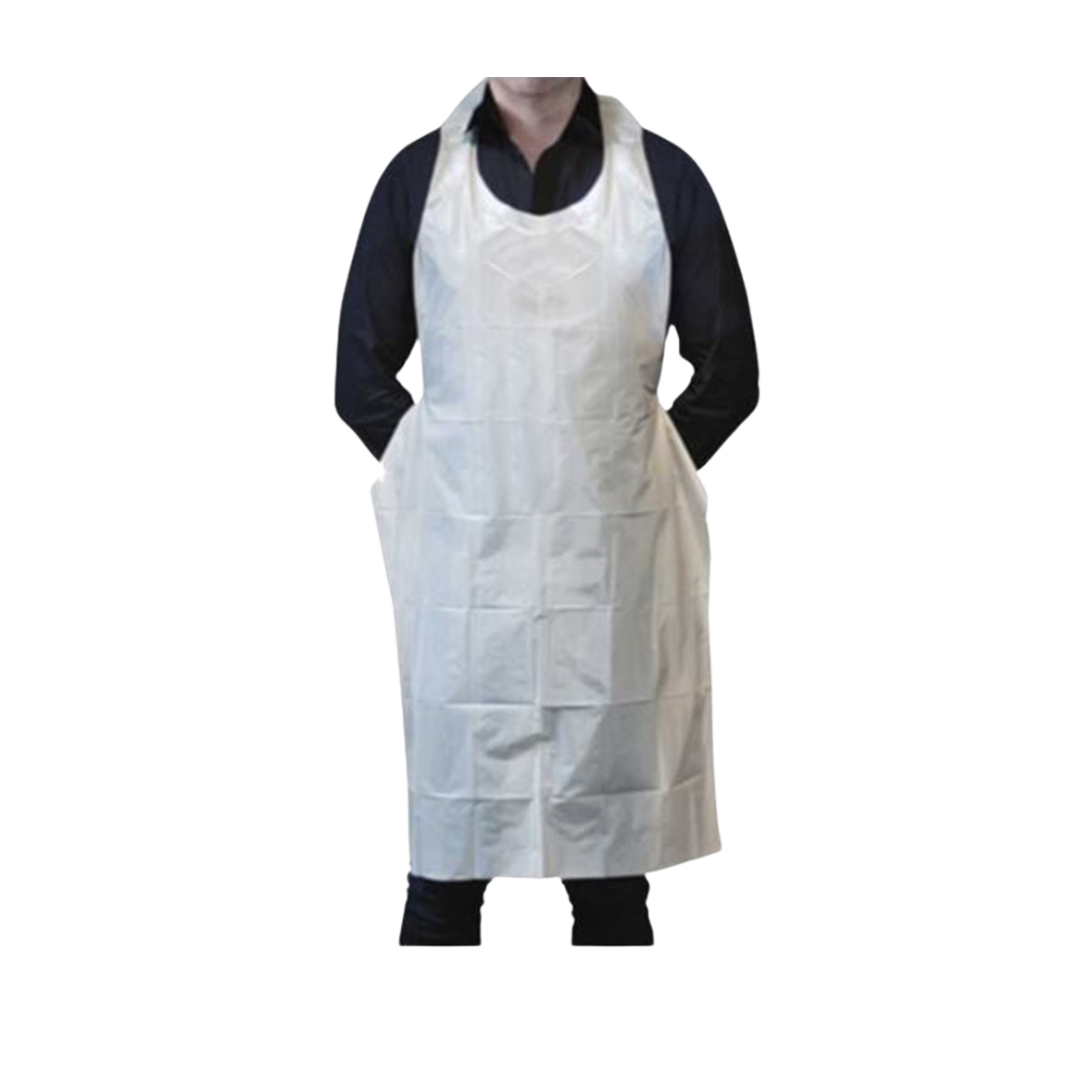 Aprons Disposable Individually Wrapped Neck to Knee Full Size Bib