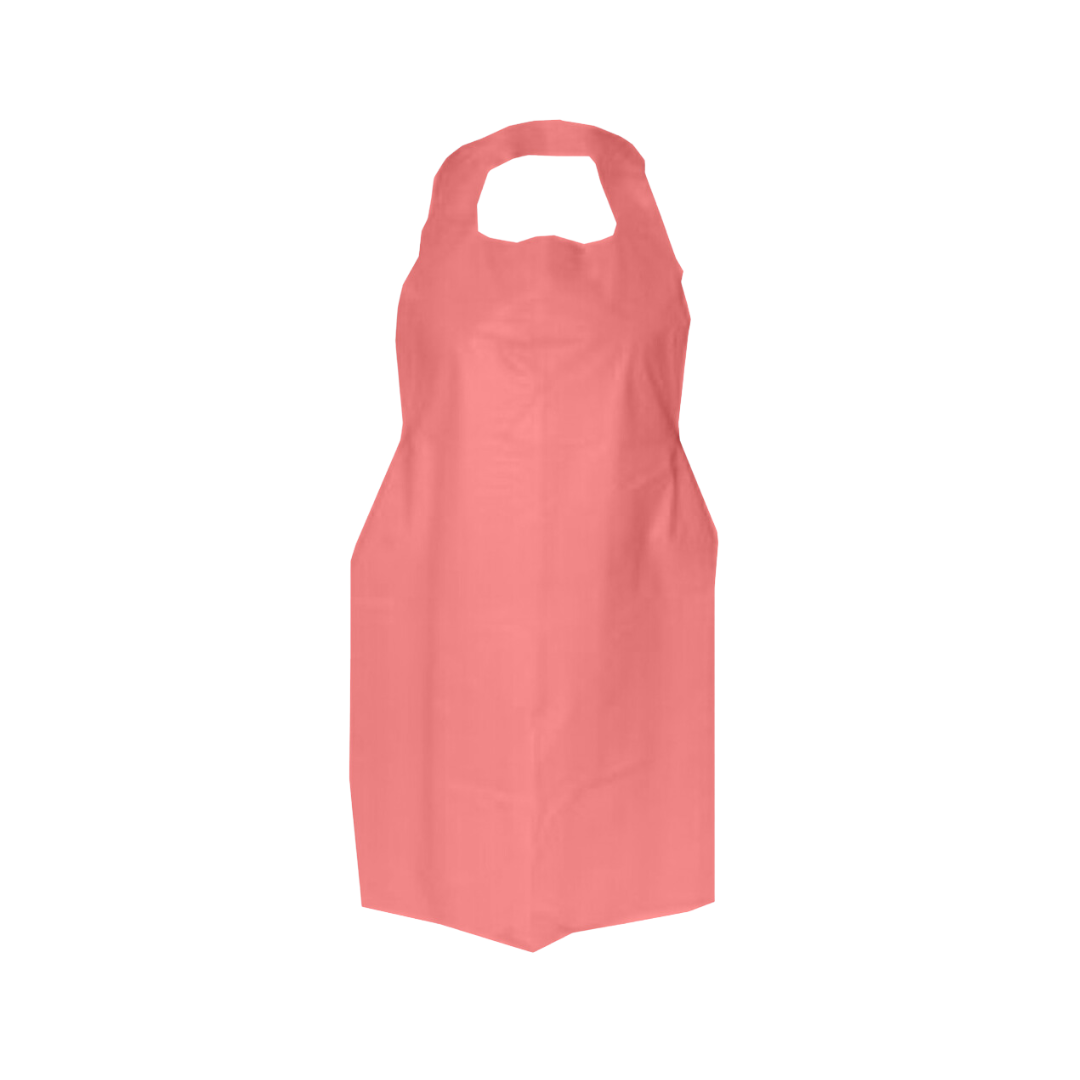 Aprons Disposable Red 810 x 1320mm Latex Free B100
