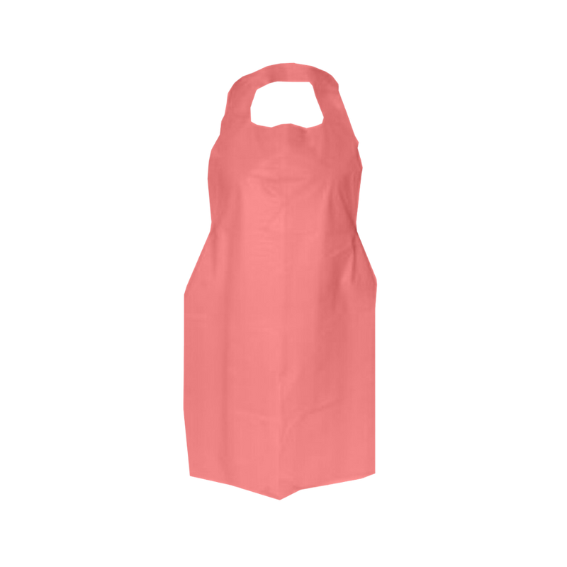 The Aprons Disposable Red 810 x 1320mm Latex Free B100