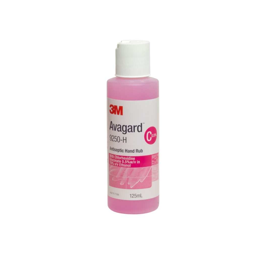 Avagard Antiseptic Handrub Chlorhexidine Gluconate 0.5% Alcohol 125ml 9250H