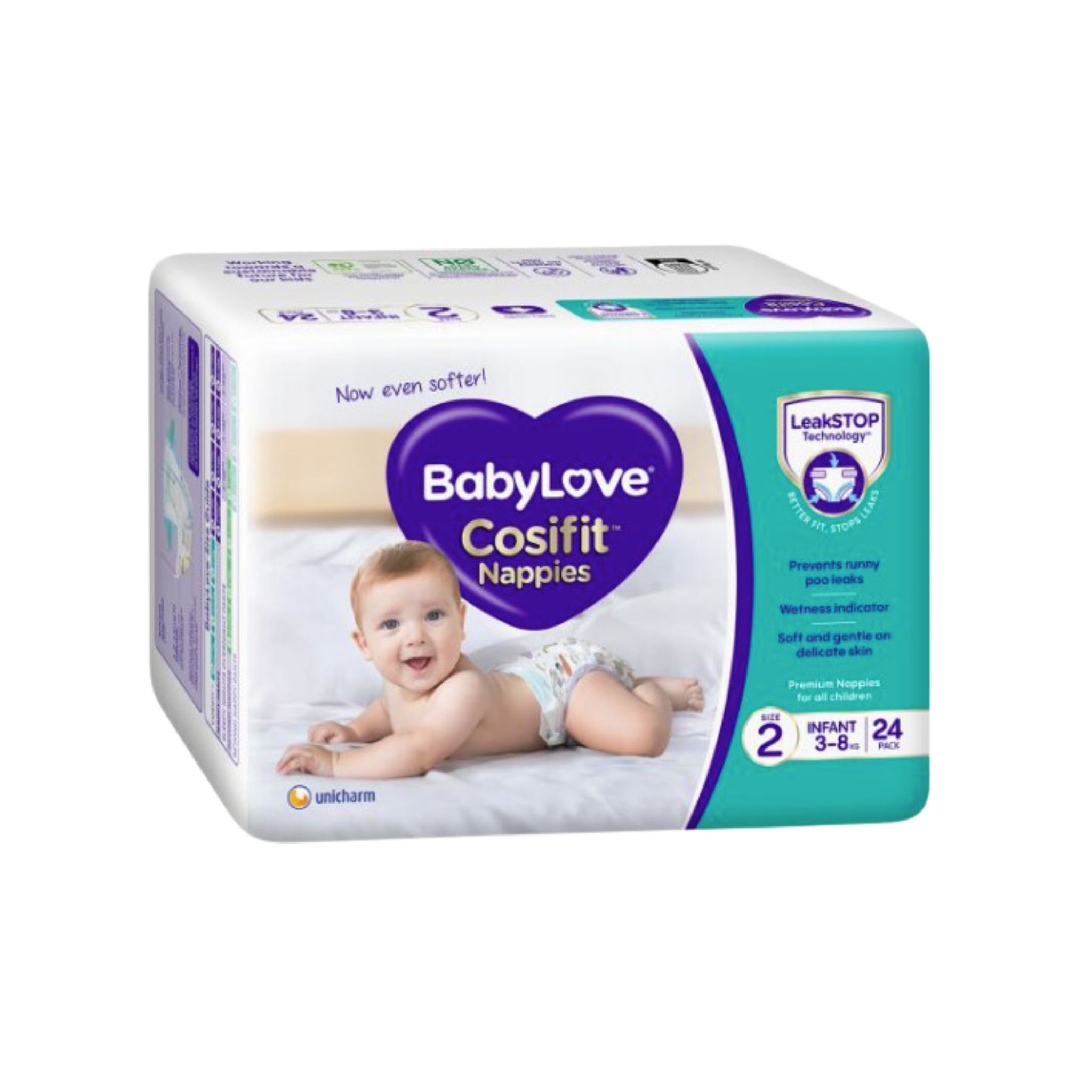 BabyLove C/Pack Infant (Size 2) 96's