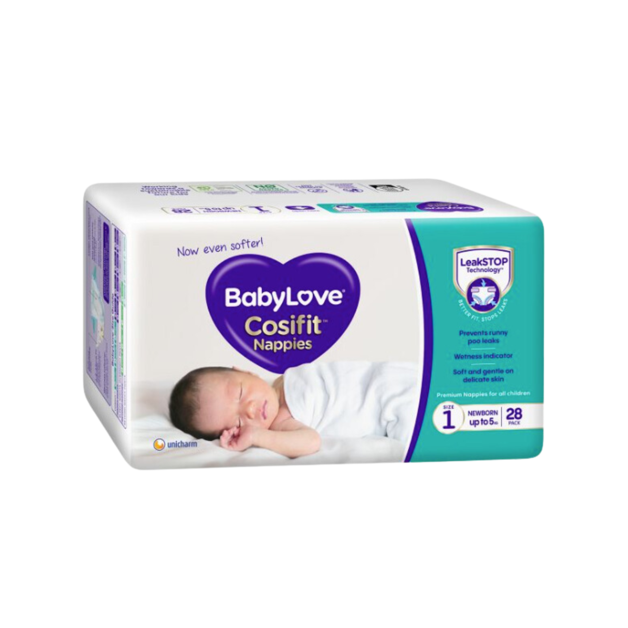 BabyLove C/Pack Newborn (Size 1) 112's