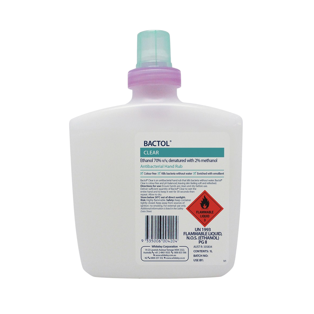 Bactol Clear Antibacterial Hand Gel 1L