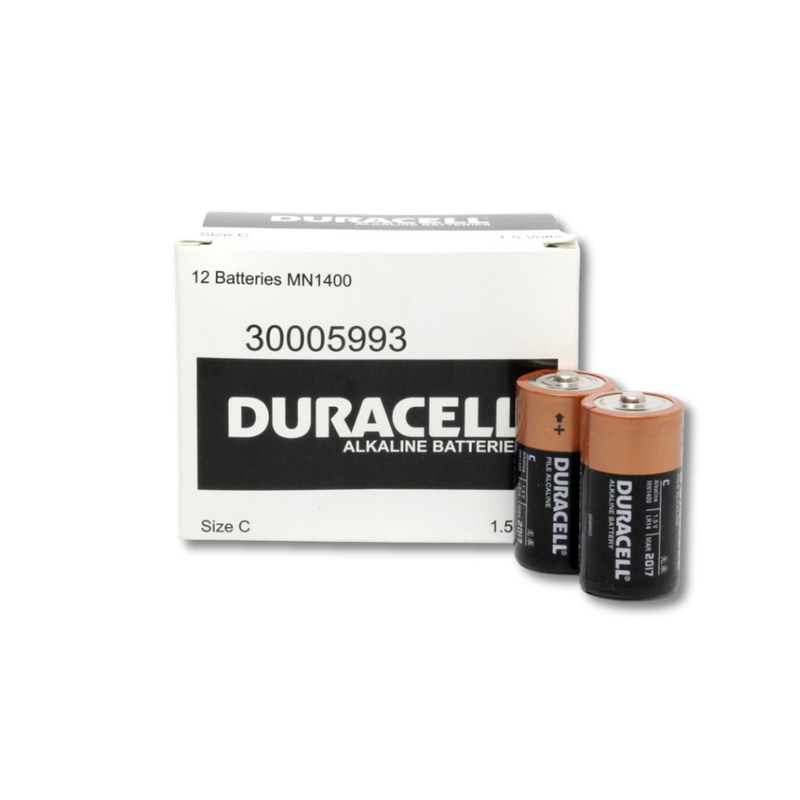 The Battery Duracell Alkaline Size C (Box of 12)