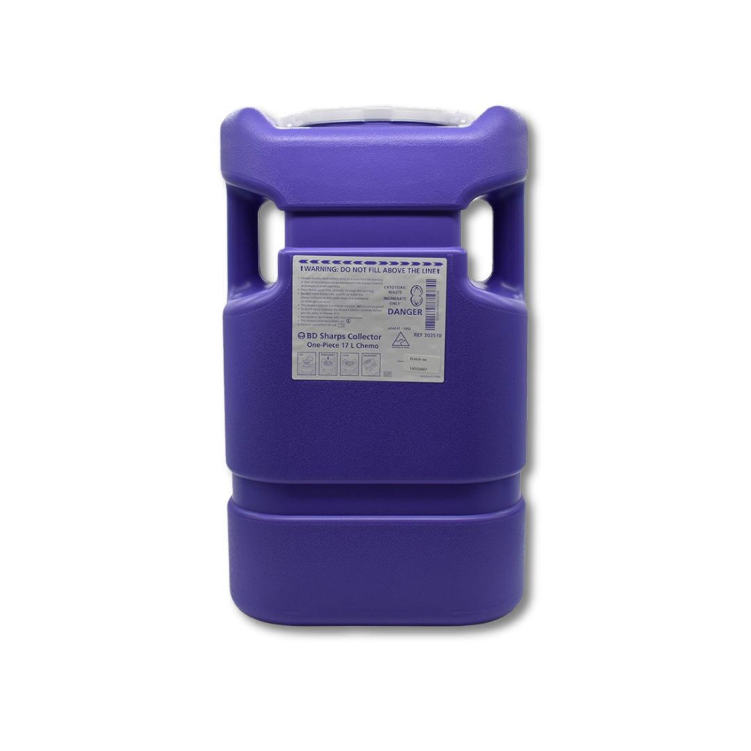 Bio-Hazard Collector B.D. Purple Cytotoxic 19L