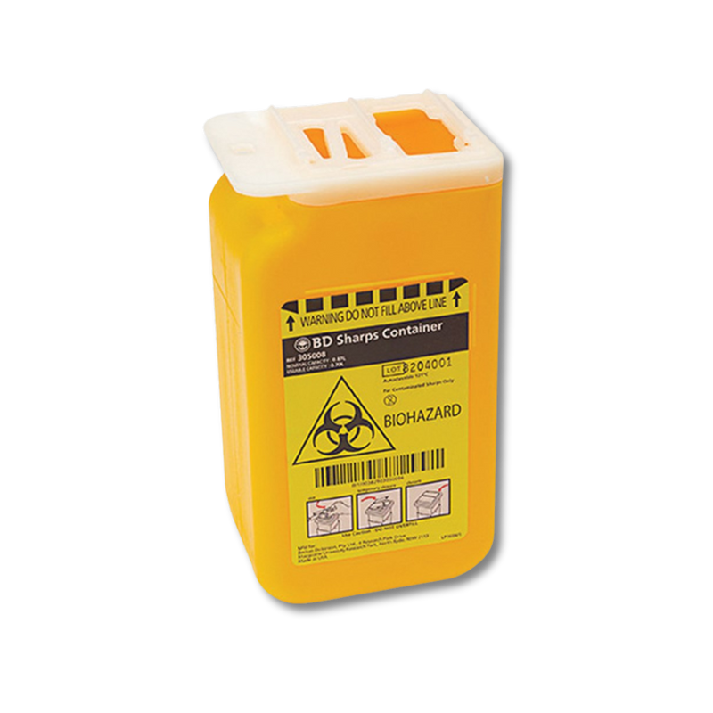 The Bio-Hazard Collector B.D. Sharps 0.87L Insulin Pen 305008