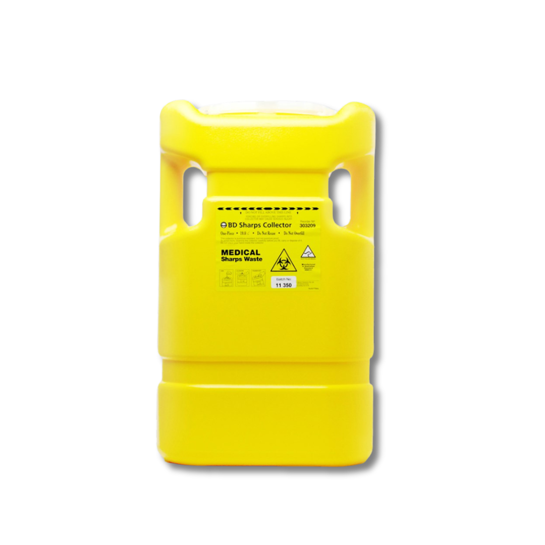 Bio-Hazard Collector B.D. Sharps 17 litre One Piece
