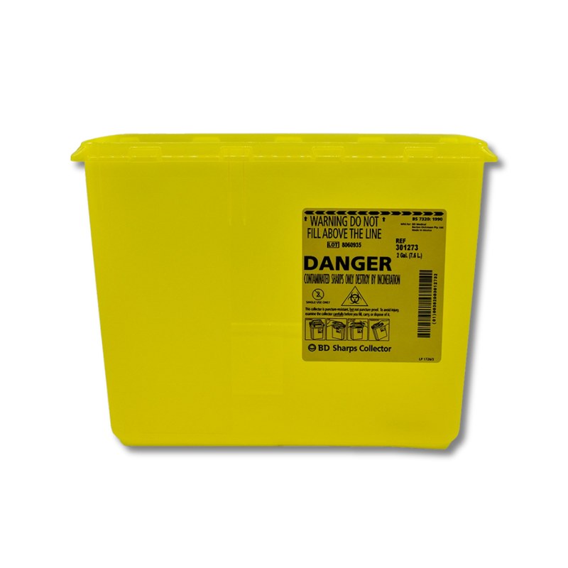 The Bio-Hazard Collector B.D. Sharps 7.6L Next Generation