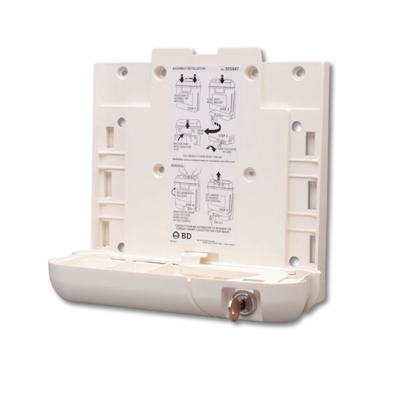 The Bio-Hazard Wall Bracket Locking for Sharps 5.1Ltr Next Generation