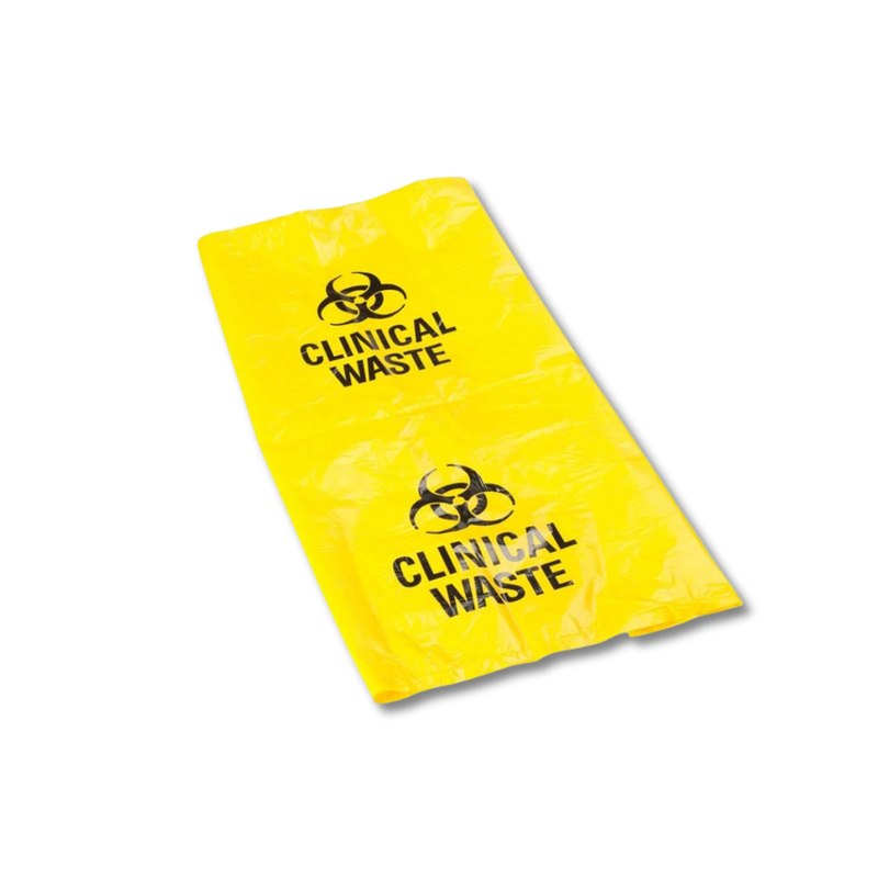 The Bio-Hazard Waste Bag Yellow 60 x 86cm 60L Pack 25