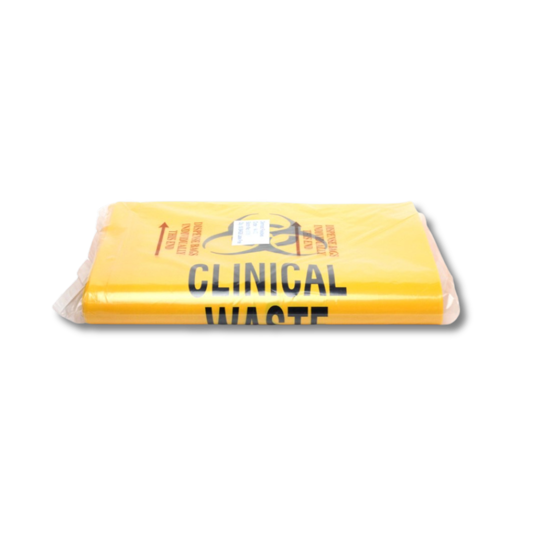Bio-Hazard Waste Bag Yellow 71 x 58cm Gussetted 40L IW402LD 60UM