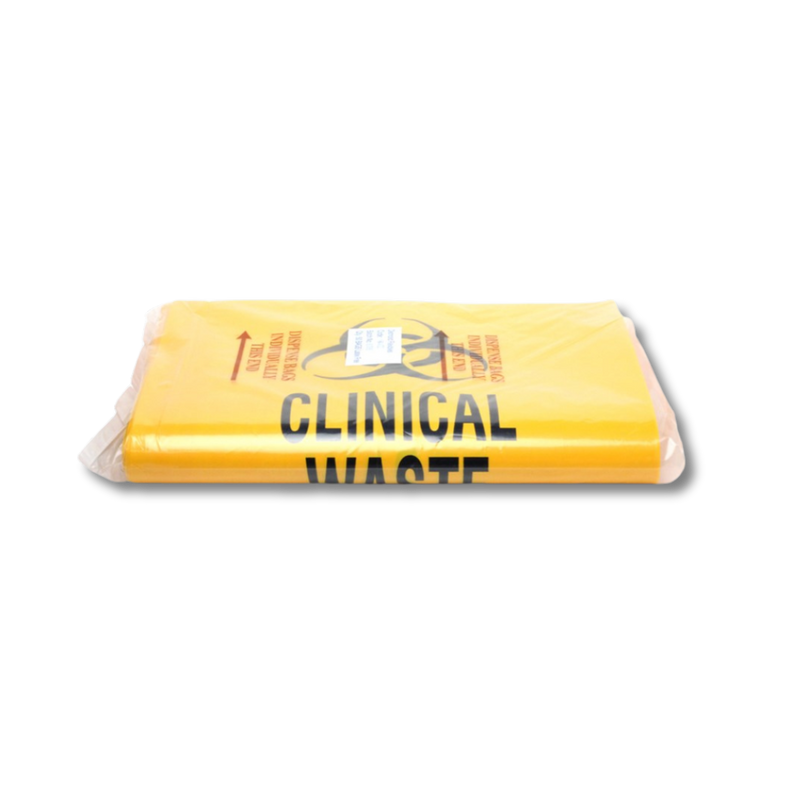 The Bio-Hazard Waste Bag Yellow 71 x 58cm Gussetted 40L IW402LD 60UM