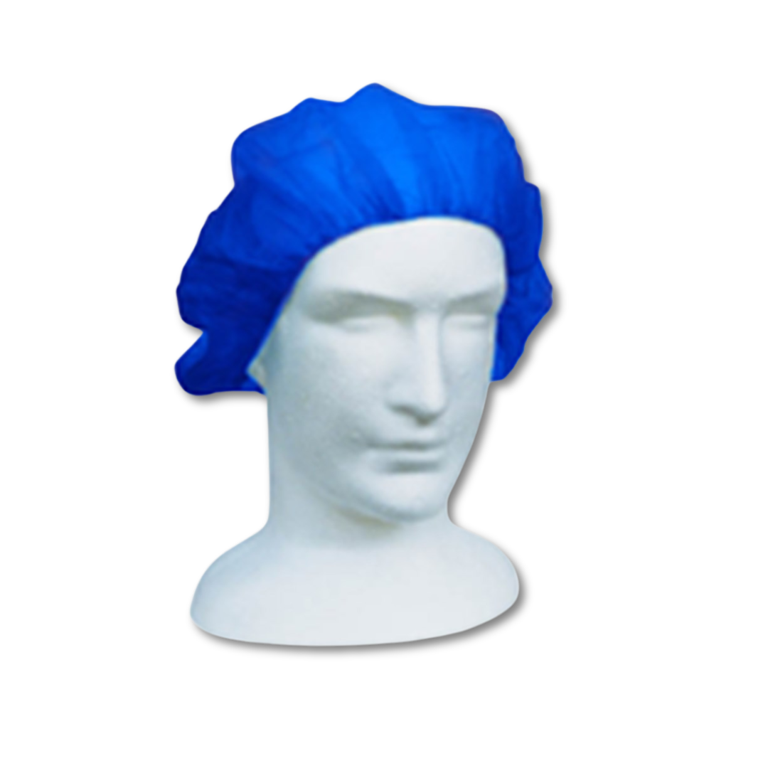 Bouffant Cap Blue Light Weight (Beret)