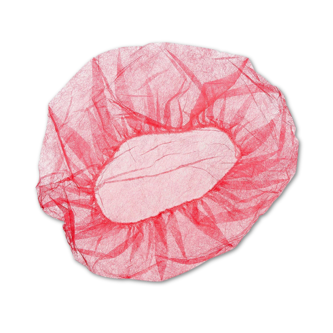 Bouffant Cap Red Light Weight (Beret)