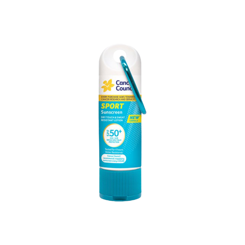 The CANCER COUNCIL SPF50+ Sport Sunscreen Bottle 50mL (Box of 40)