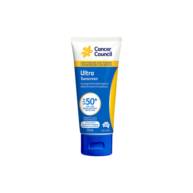 The CANCER COUNCIL SPF50+ Ultra Sunscreen Tube 35mL (Box of 60)