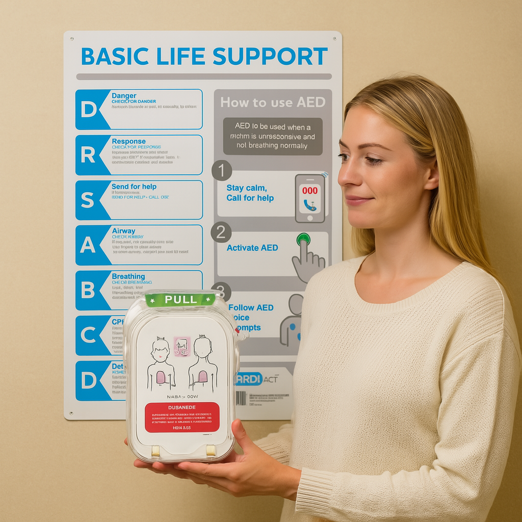 CARDIACT Poly CPR Wall Chart 30cm x 45cm