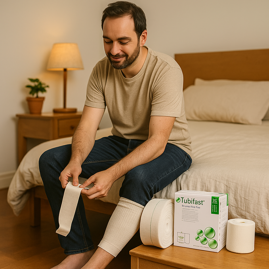 Tubifast Retention Bandage Green (5cm) 10mt
