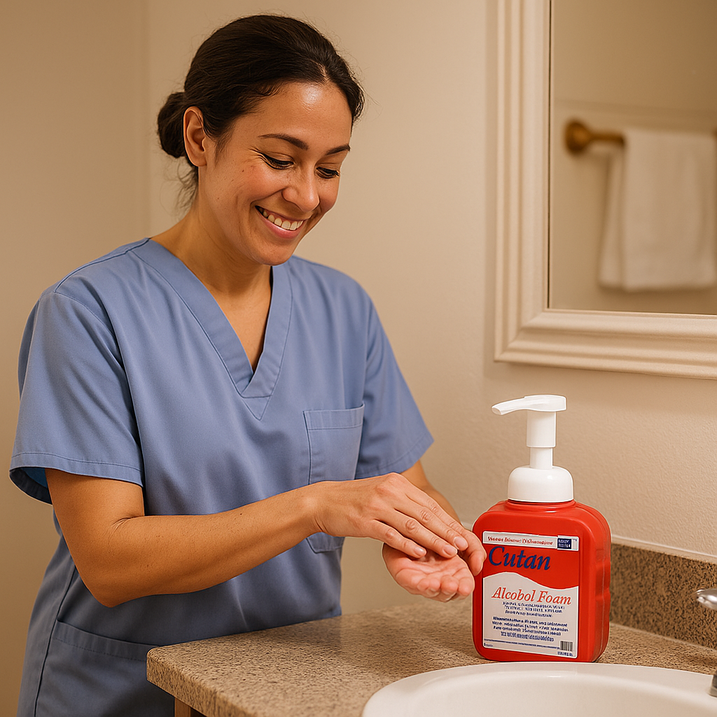 Cutan Alcohol Foam Hand Sanitiser 400ml