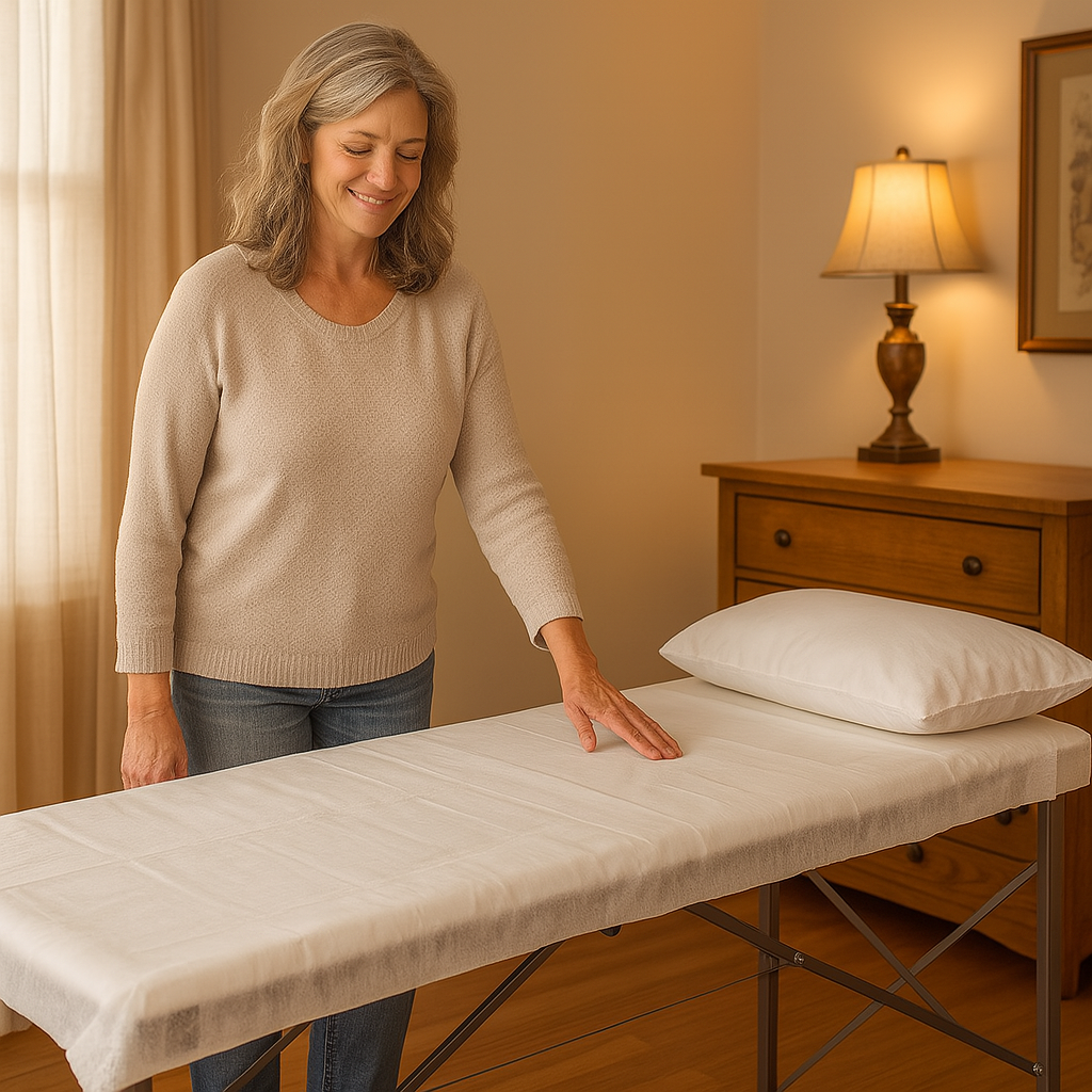 Stretcher Sheet Disposable White Non-Woven 72x240cm P10