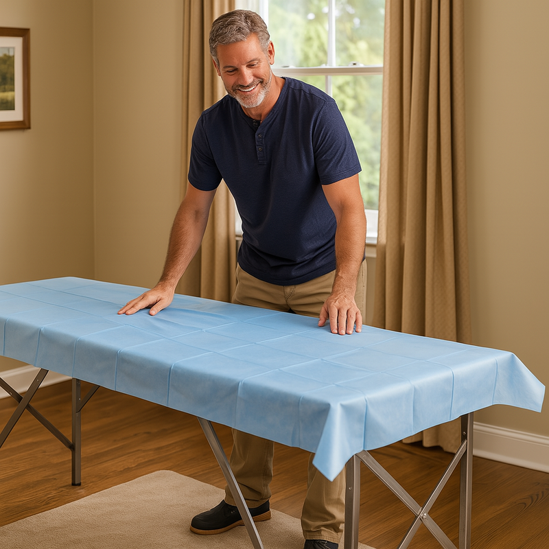 Compact Drape for Dignified Care