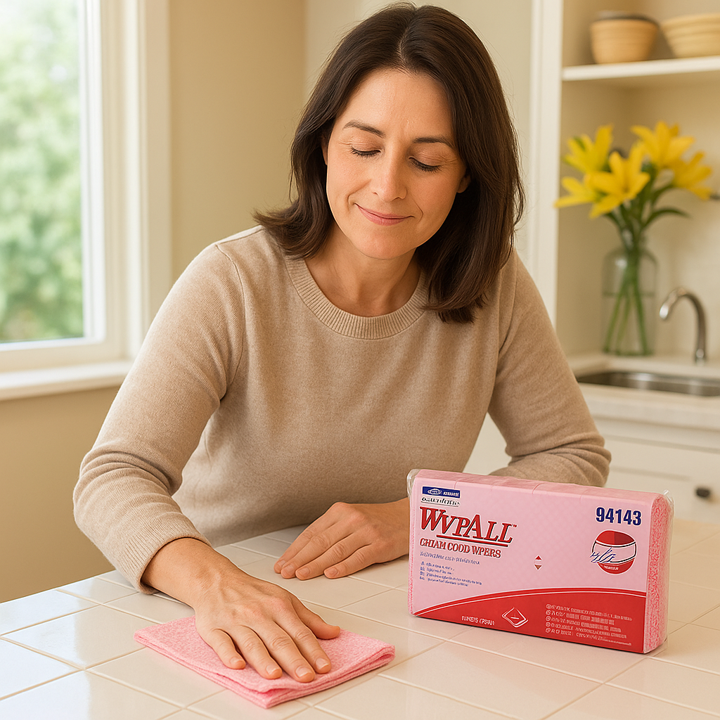 Wypall Wipers Single Sheet 60 x 30cm Red 94143