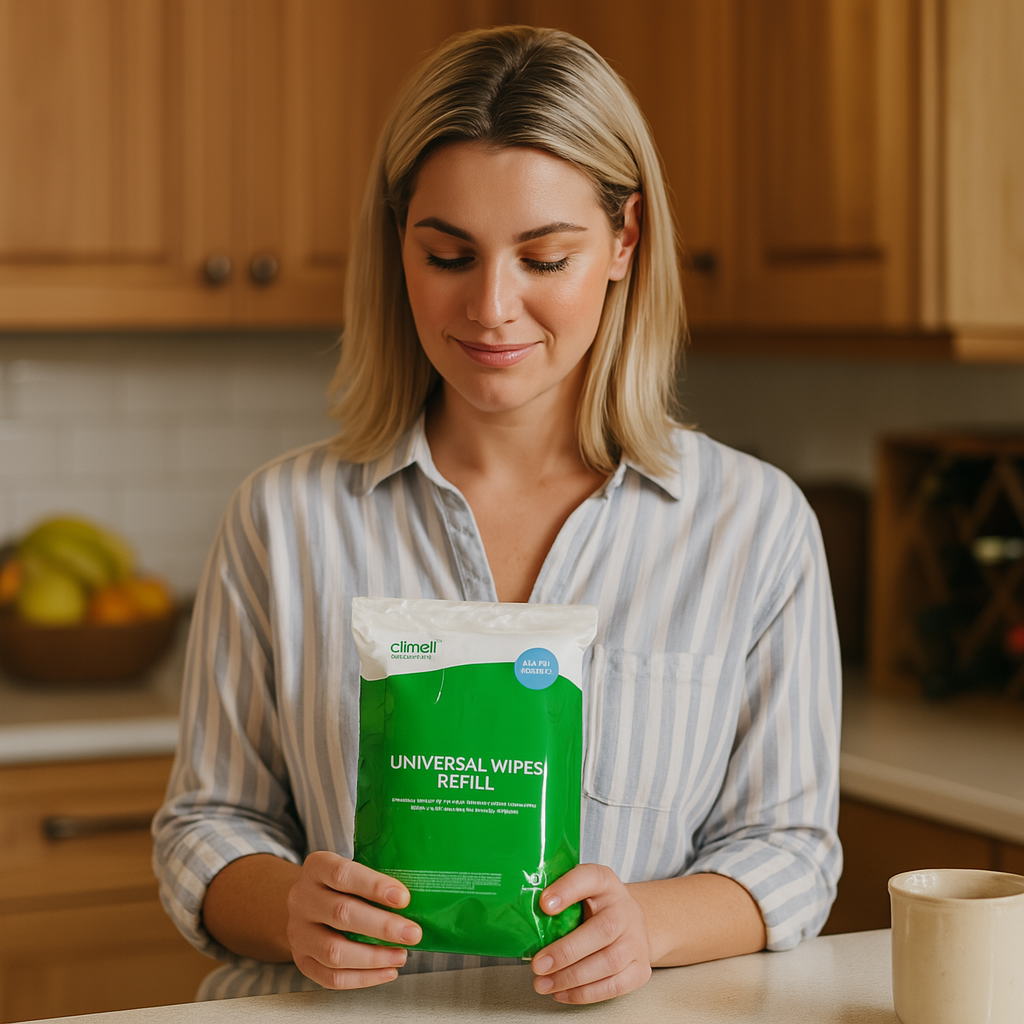 Clinell Universal Sanitising Wipes Hospital Grade Tub 100 REFILL