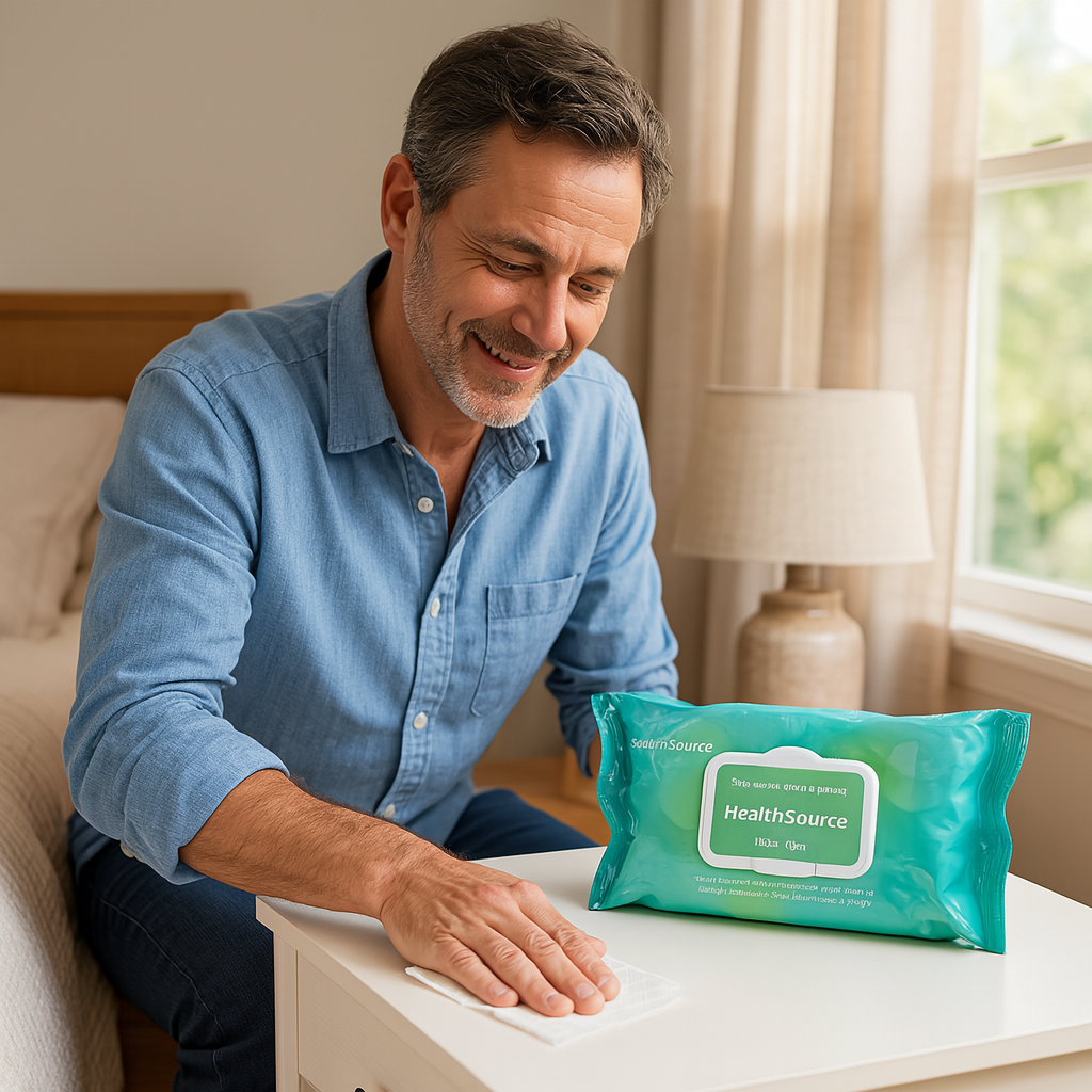 HealthSource Neutral Detergent Surface Wipes P48