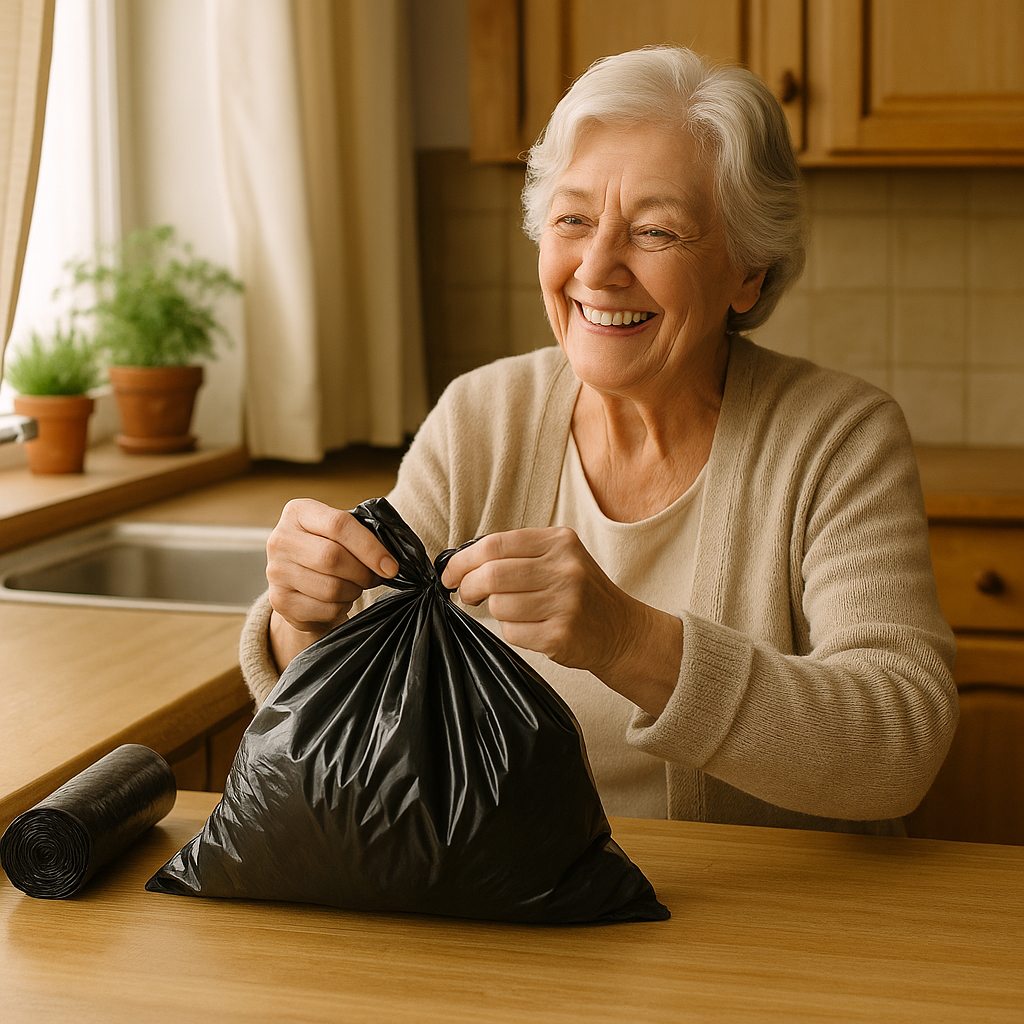 Garbage Bags Black 27L 20x50's (1000 bags Carton)