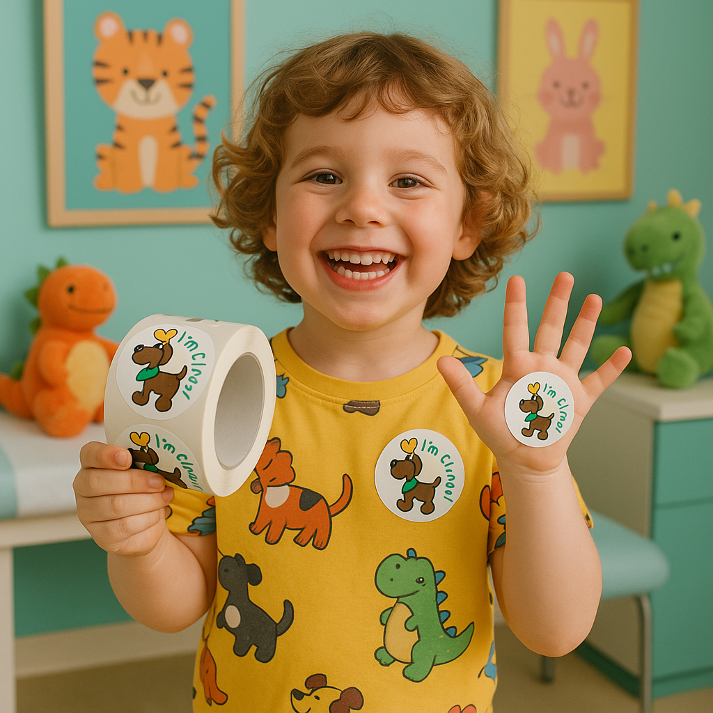 Childrens Label Puppy (I'M Clever)