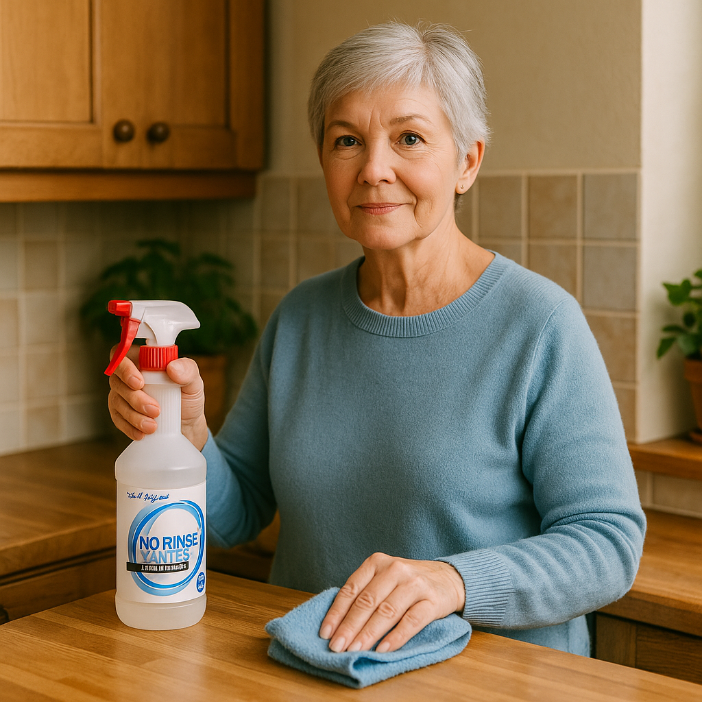 Solopak No Rinse Sanitiser Empty Bottle 750ml with Trigger