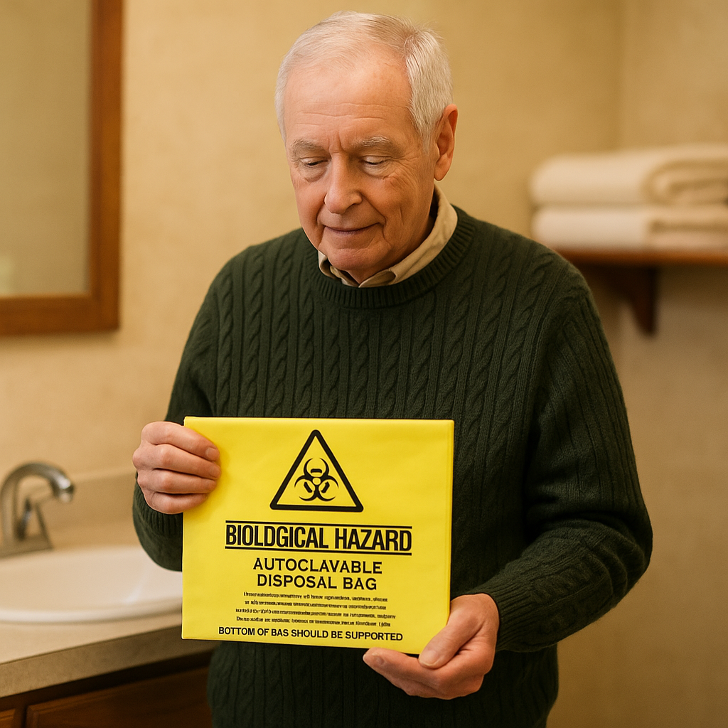 Bio-Hazard Waste Bag Yellow 30 x 60cm