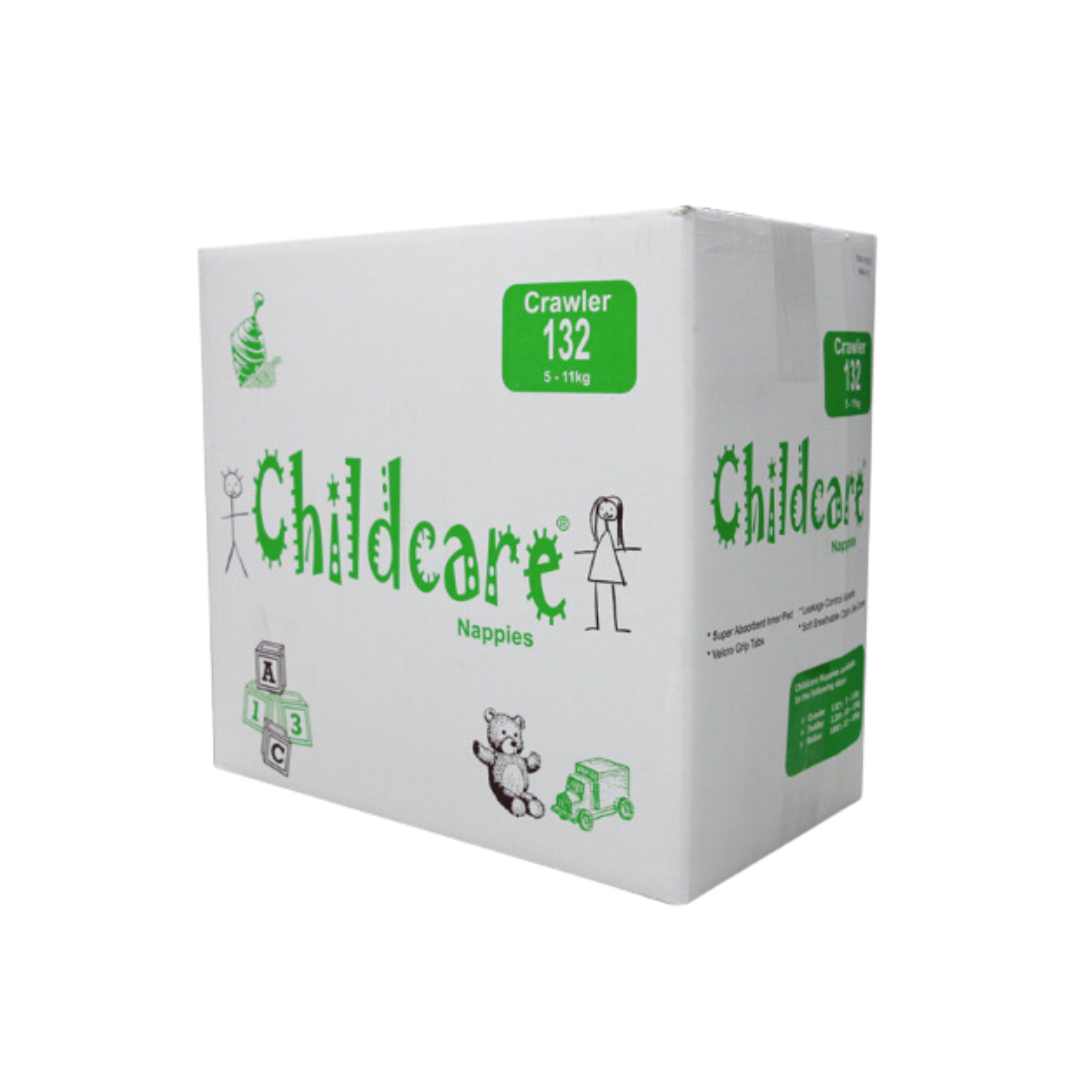 Childcare Nappies Crawler 132's