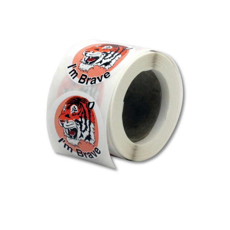 The Children’s Label Tiger (I’M Brave)