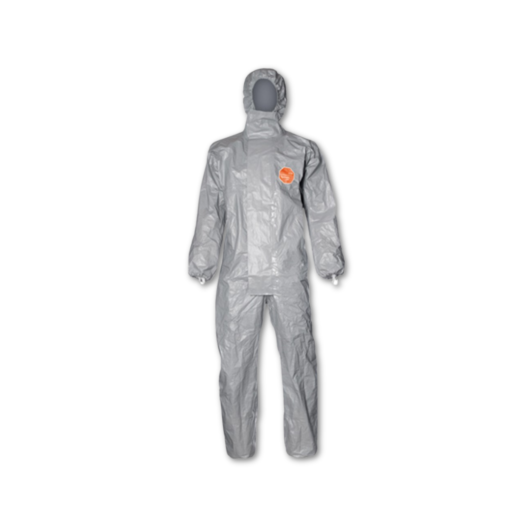Coverall Tychem 6000F Grey Size Medium ANTISTATIC TYPE 3 4 5