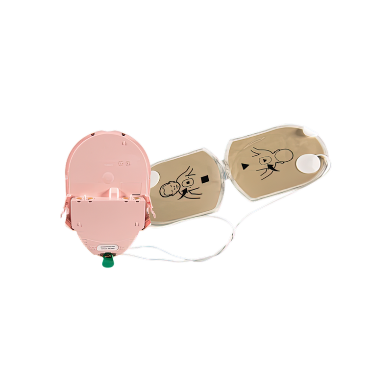 The HEARTSINE Short Dated Pink Pad-Pak Pads & Battery Pack – Paediatric