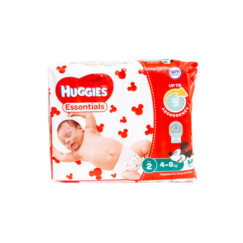 The Huggies Essentials Infant Box of 4x54's