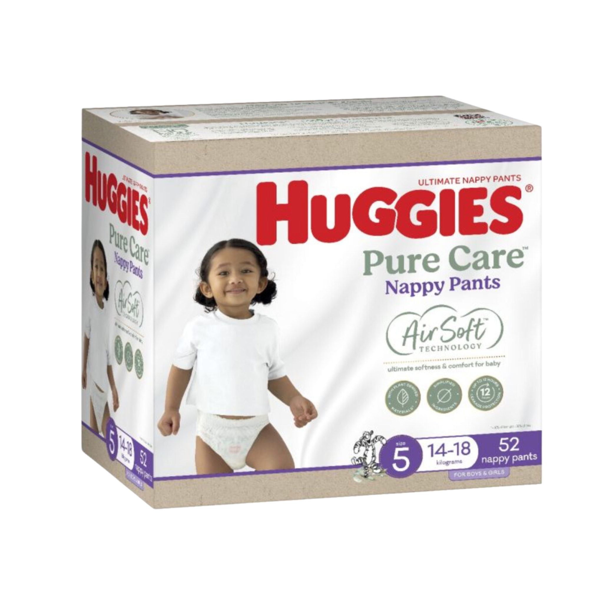 Huggies Ultimate Nappy Pants Size 5 (Walker) Box of 52's