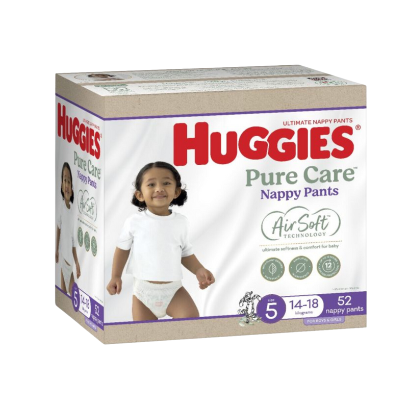 The Huggies Ultimate Nappy Pants Size 5 (Walker) Box of 52's