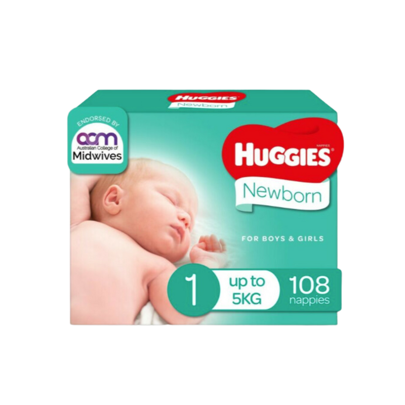 The Huggies Ultimate Newborn Box 108's