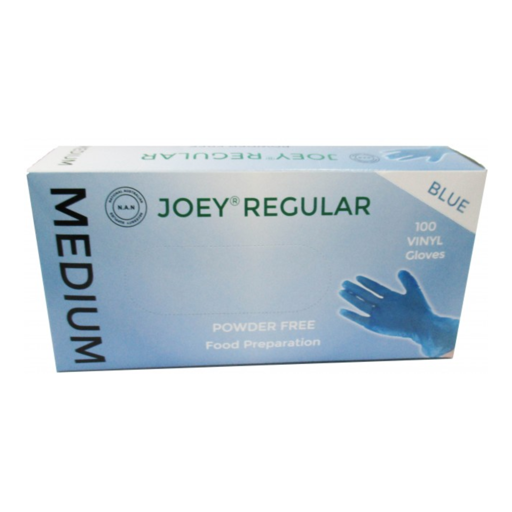 Joey Regular Vinyl P/F 10x100's Blue - Extra Large