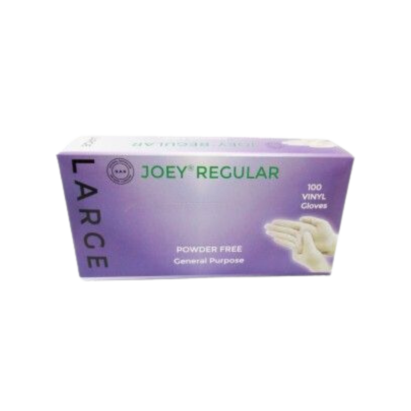 The Joey Regular Vinyl P/F 10x100's Clear – Large
