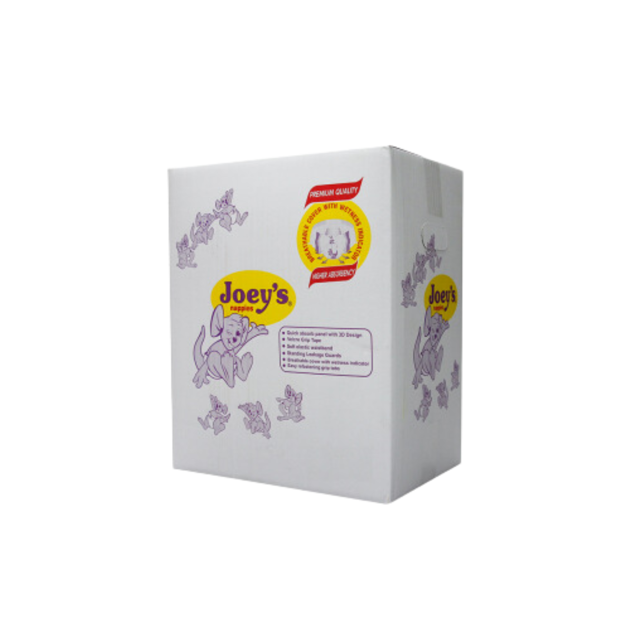 Joeys Premium Nappies Crawler 132's