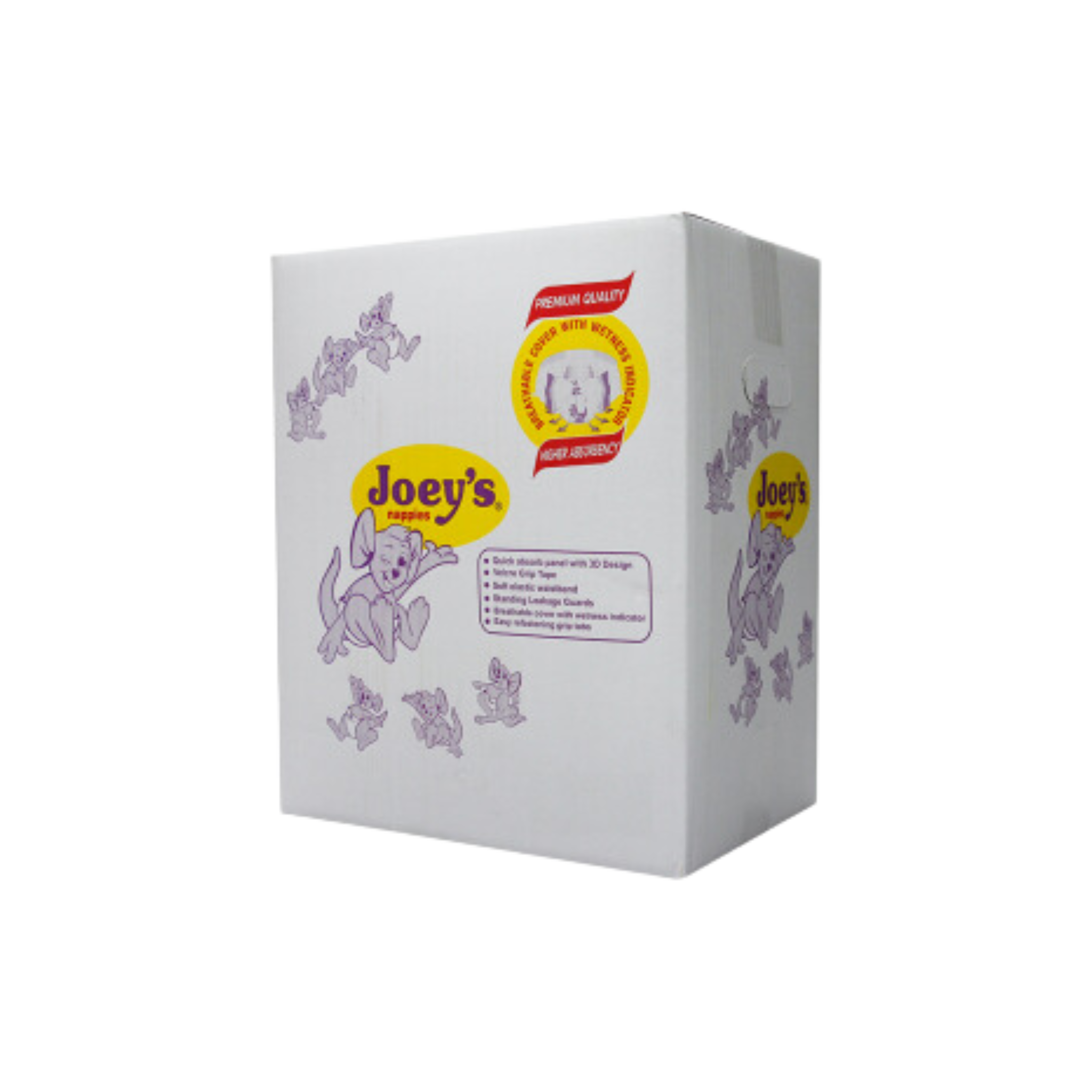 Joeys Premium Nappies Junior 100's