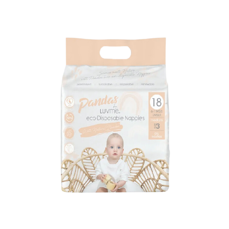 The Luvme Nappies 4x18's – Medium
