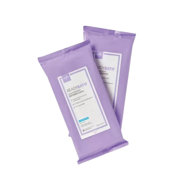 The ReadyBath Total Body Cleansing Cloth (8 Wipes/Pack) – Box of 30