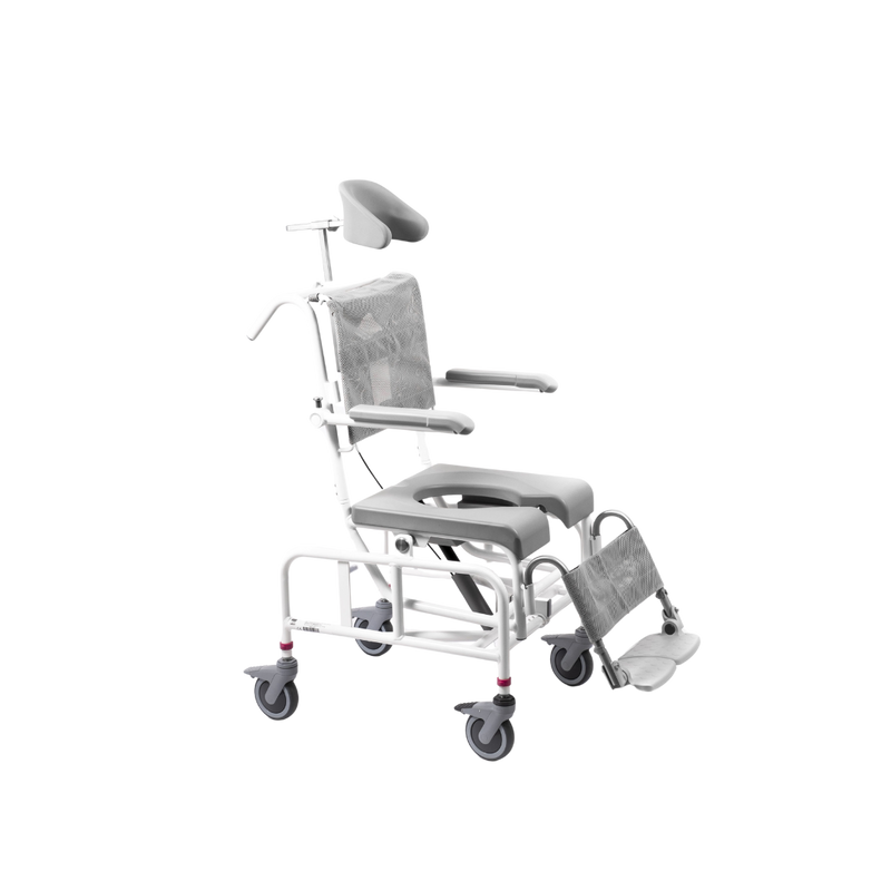 Mobile Tilt in Space Shower Commode